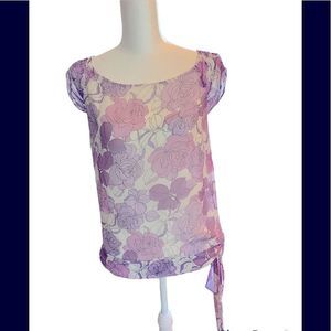 Ann Taylor Loft floral blouse